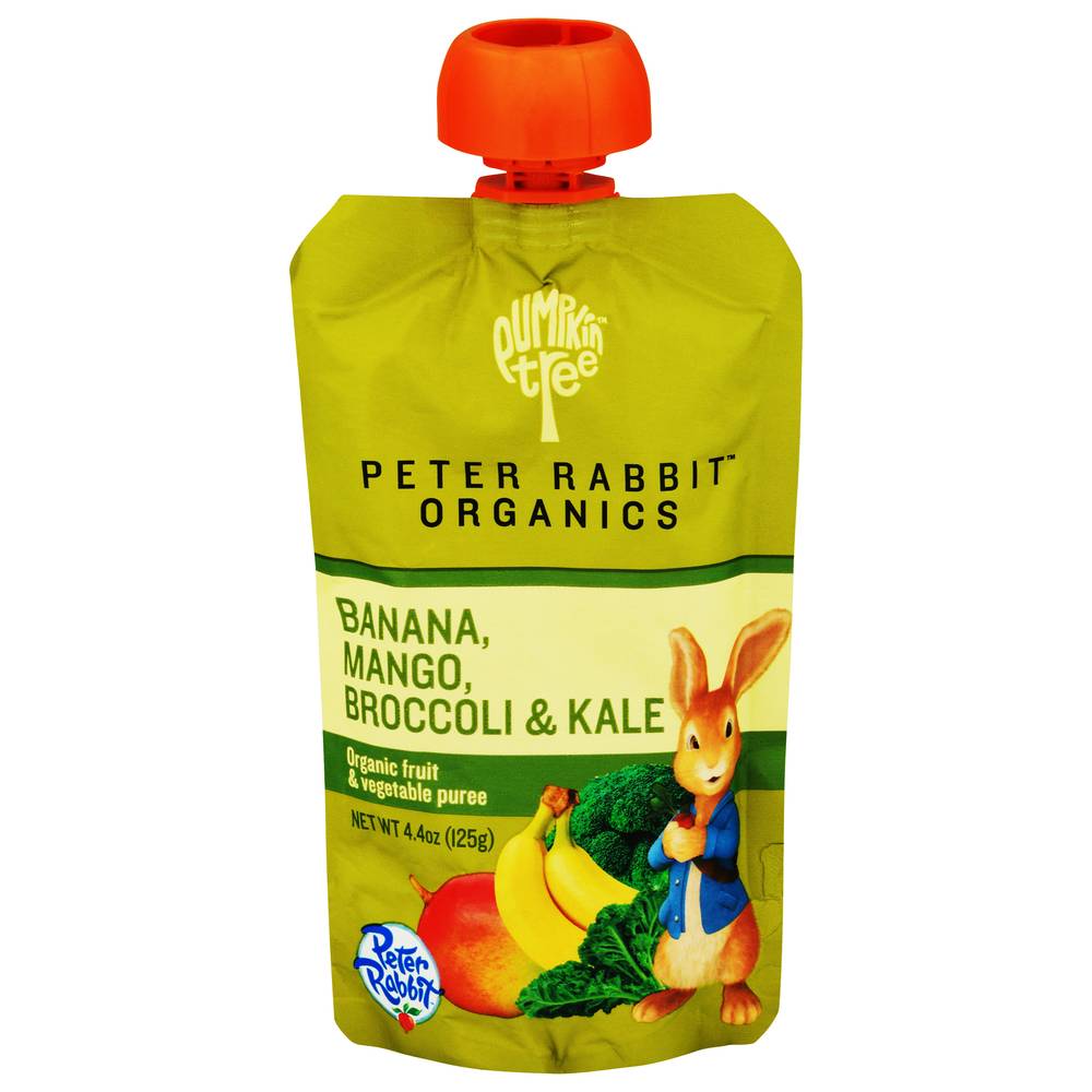 Pumpkin Tree Peter Rabbit Organic Baby Food (mango, broccoli & kale)