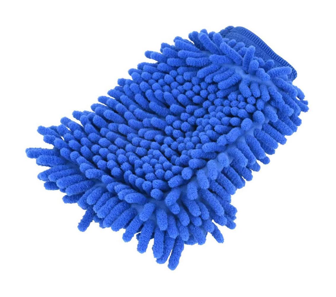 Dusting And Car Wash Cleaning Mitt 2 Assorted Colors