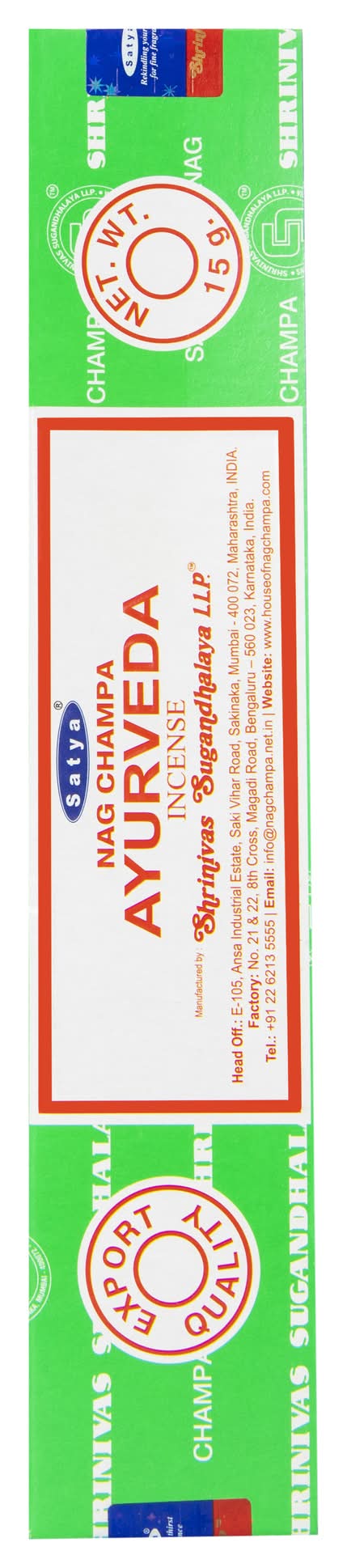 Satya® Nag Champa incense Ayurveda