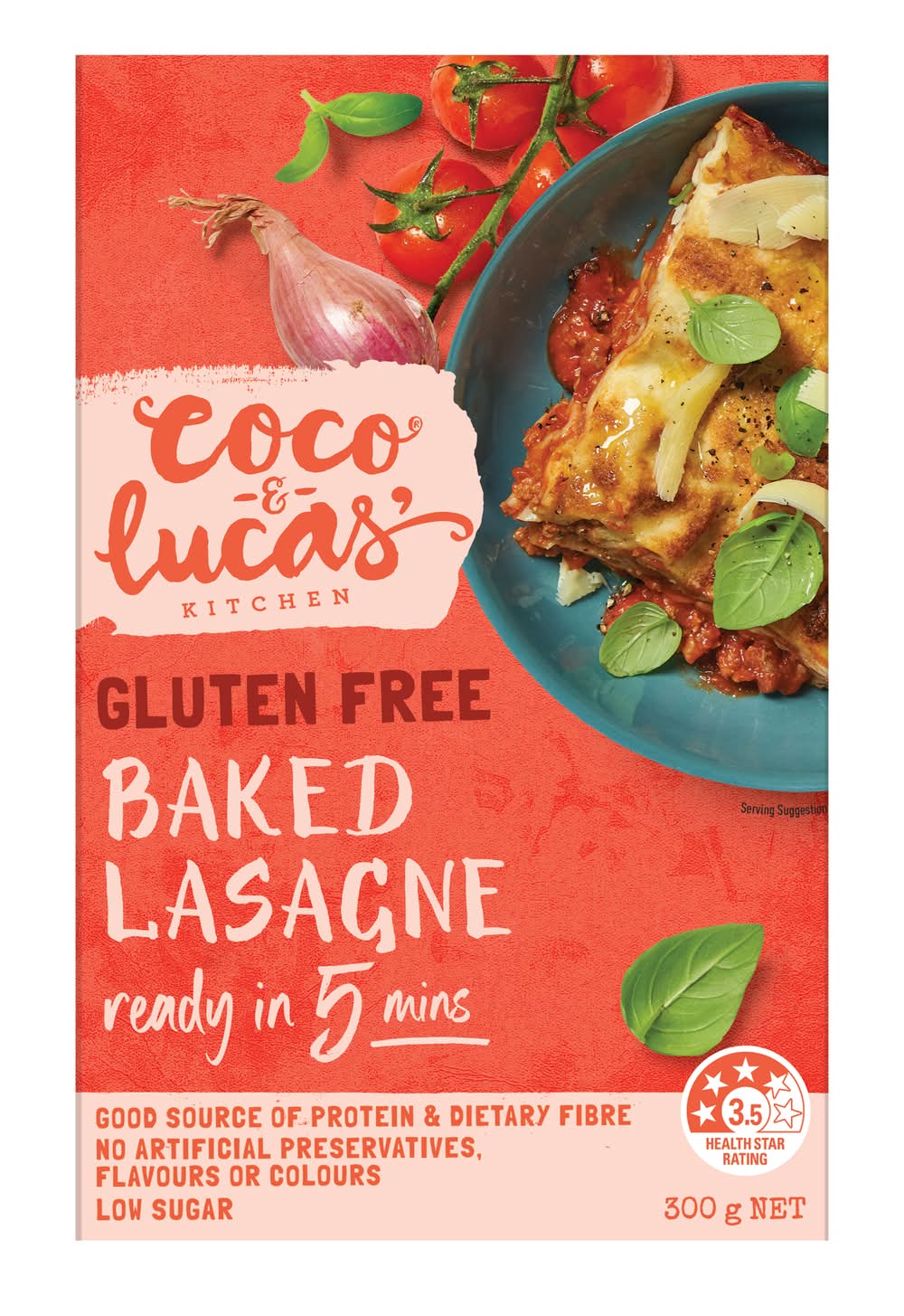 Coco & Lucas' Kitchen Gluten Free Baked Lasagne (300g)