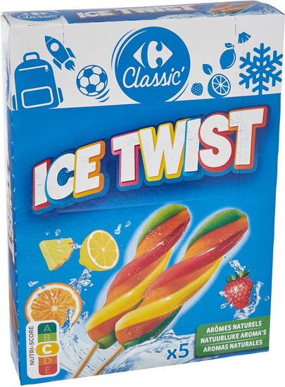 Carrefour - Glaces ice twist (5 pièces)