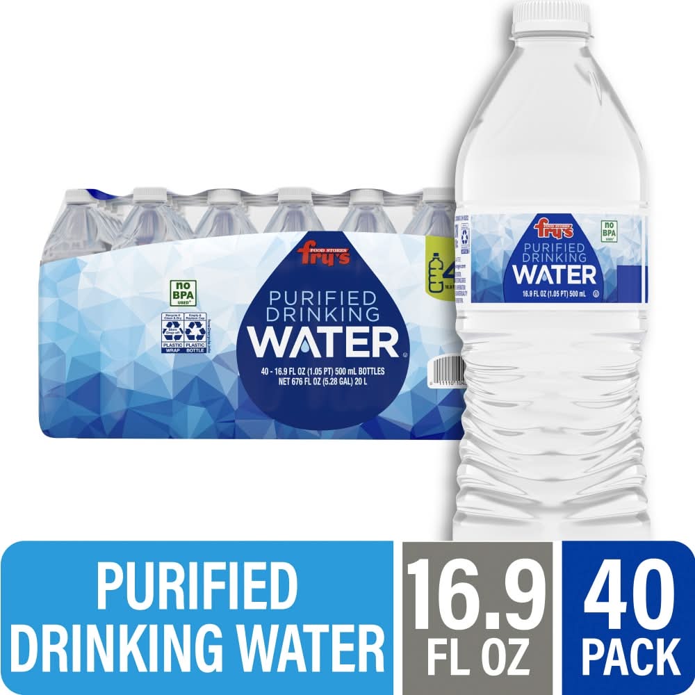 Fry's Purified Drinking Water (40 x 16.9 fl oz)