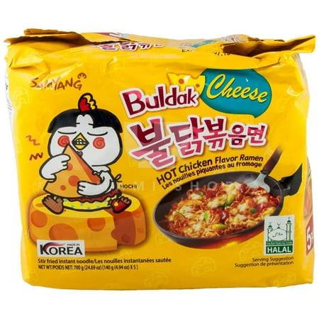 Samyang buldak nouilles instantanées au fromage (poulet chaud)