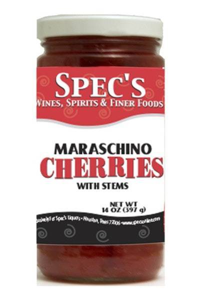 Spec's Maraschino Cherry With Stem (14 oz)