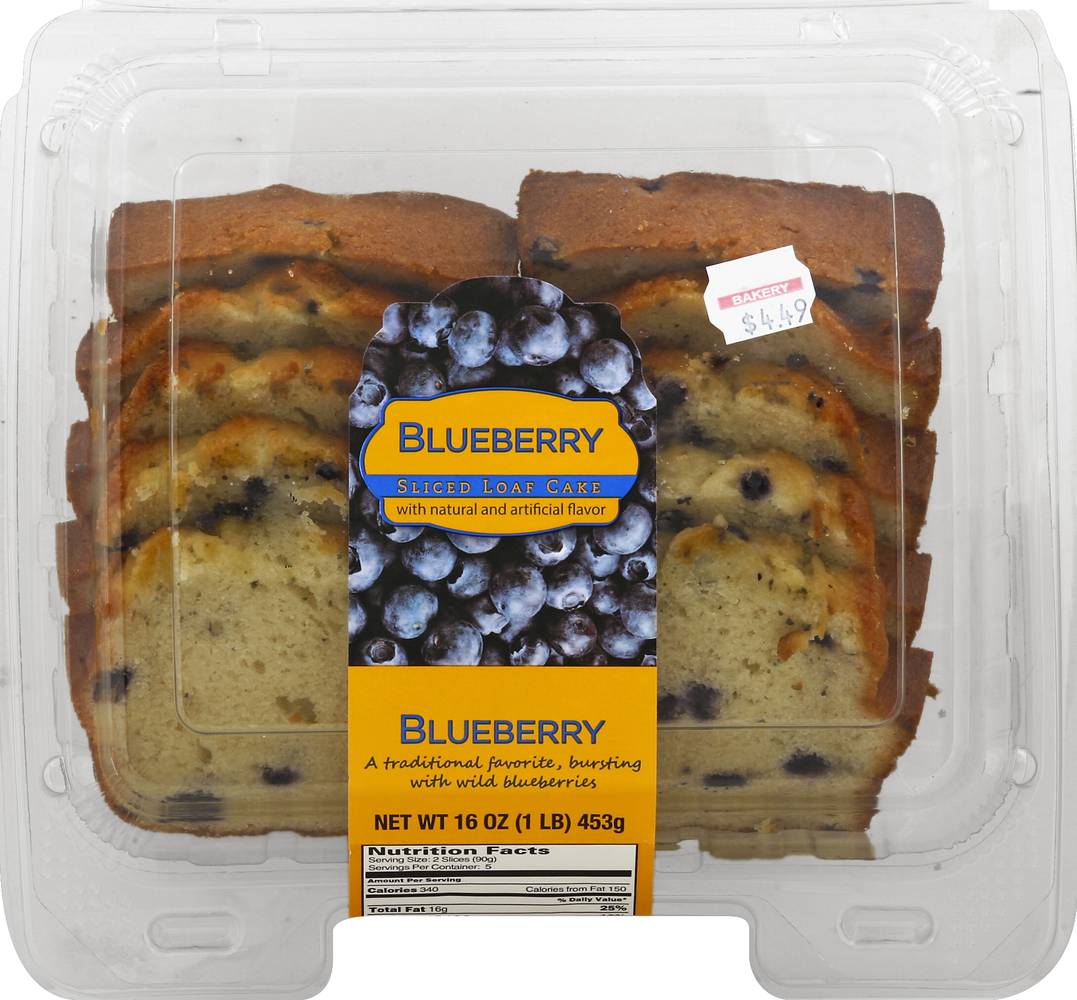 CSM Bakery Loaf Blueberry Cake (1 lbs)