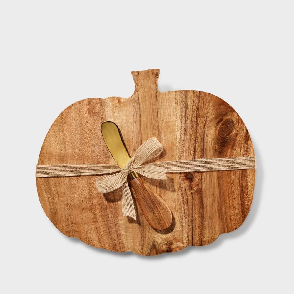 Fall Fest Cheese Board With Spreader, 12.5 In