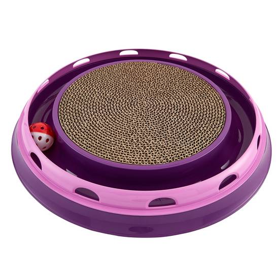 Whisker City Ball Track & Scratcher Cat Toy