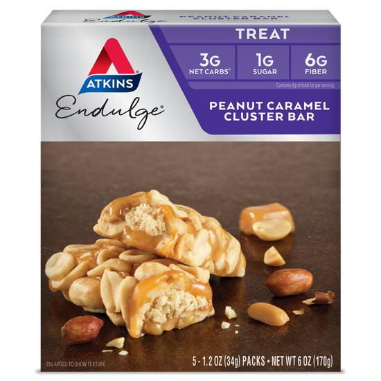 Atkins Endulge Treat Bar Peanut Caramel Cluster (5 ct)