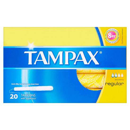 Tampax Regular Tampons With Applicator (20 pack)