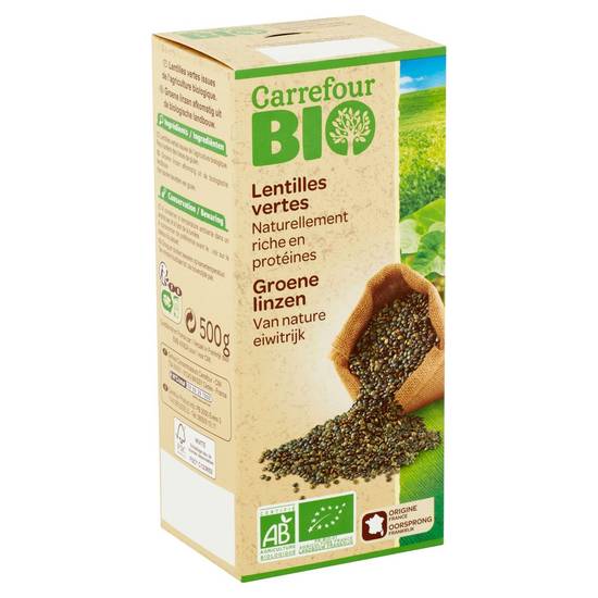 Carrefour Bio Lentilles Vertes 500 g