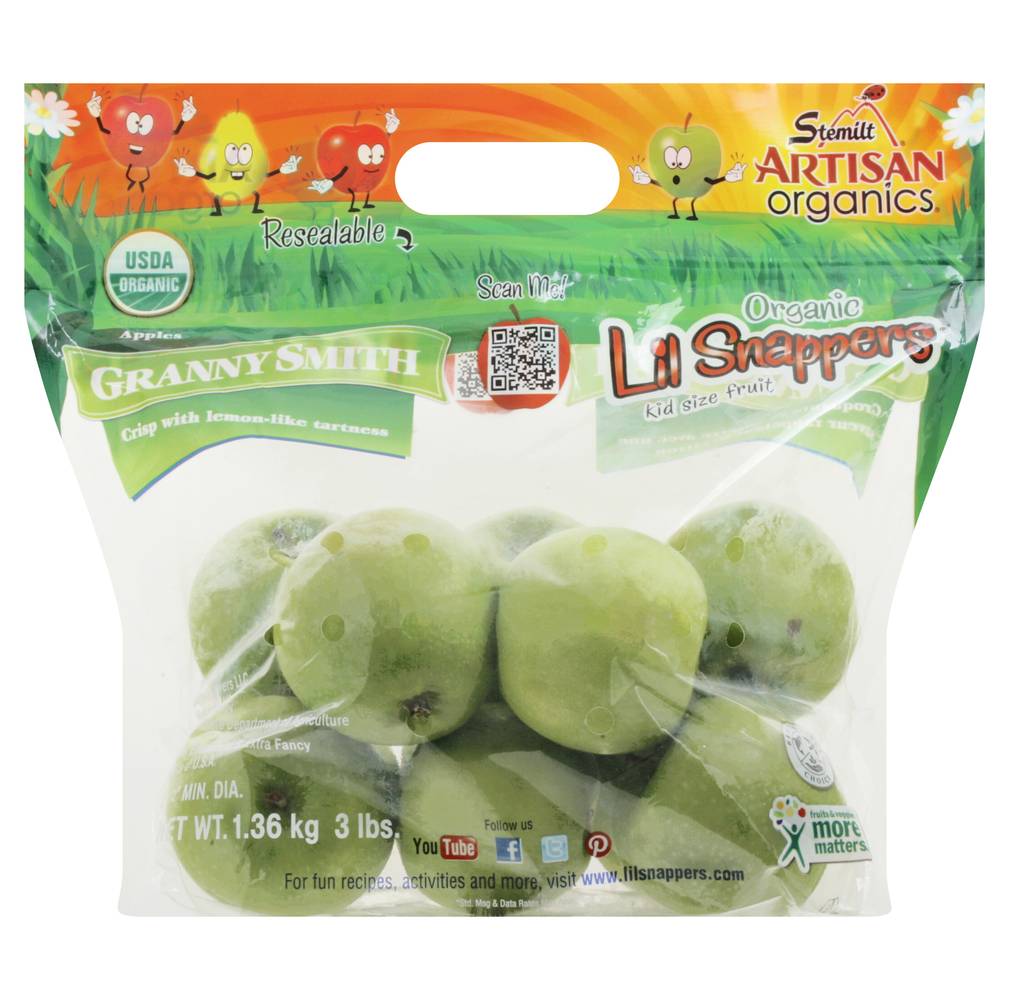 Stemilt Lil Snappers Granny Smith Apples (3.01 lbs)