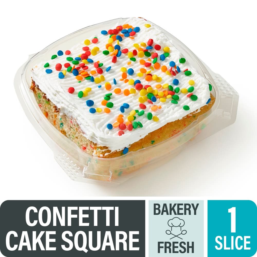 Bakery Fresh Confetti Cake Square