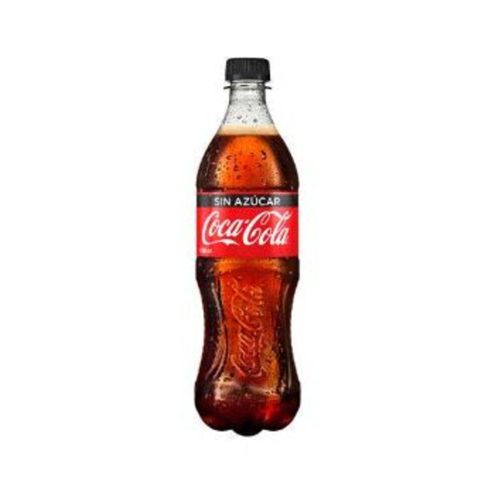 Coca-cola refresco de cola sin azúcar (600 ml)