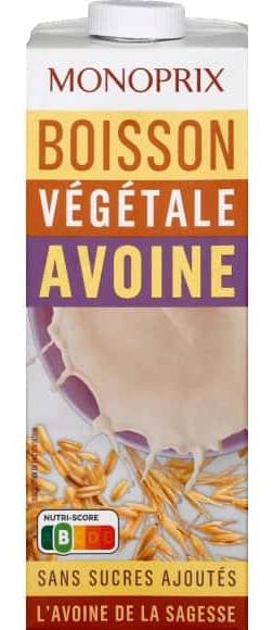 Monoprix - Boisson végétale avoine sans sucre ajoutés (1L)