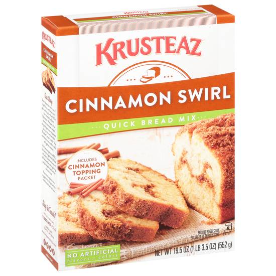 Krusteaz Cinnamon Swirl Quick Bread Mix