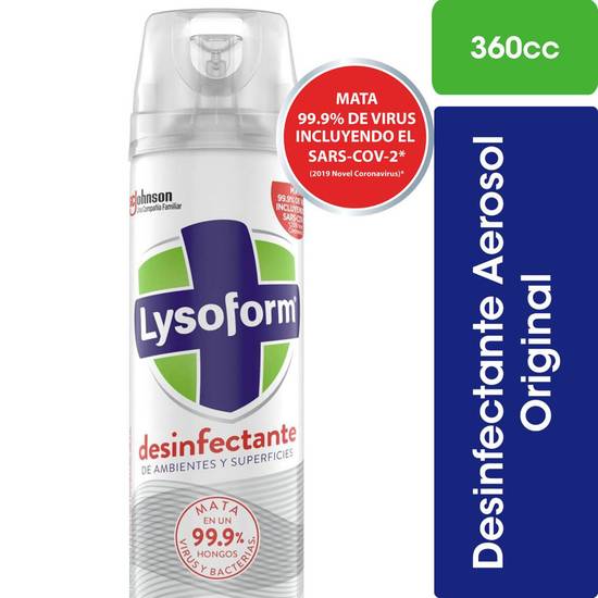 Lysoform desinfectante ambientes y superficies