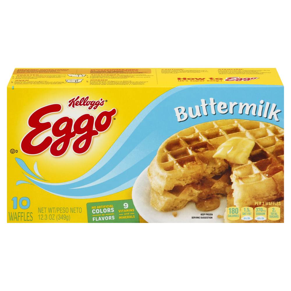 Kellogg's Eggo Waffles (buttermilk)