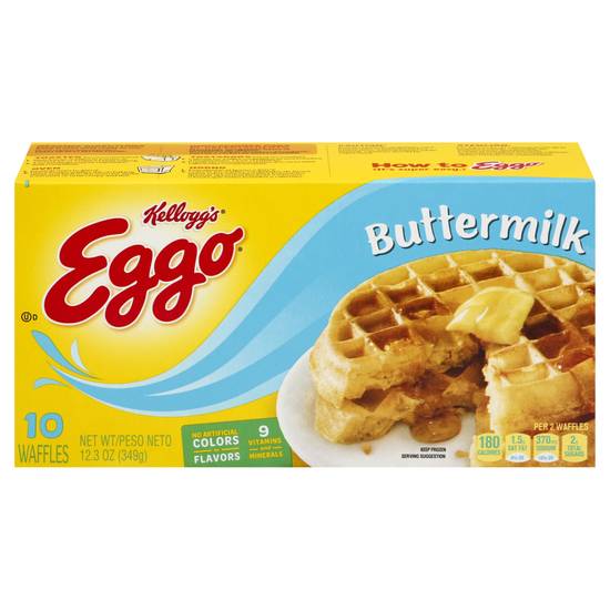 Eggo Kellogg's Buttermilk Waffles (10 ct)