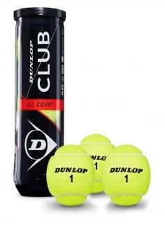 Bote 3 pelotas Dunlop Tenis Club All Court