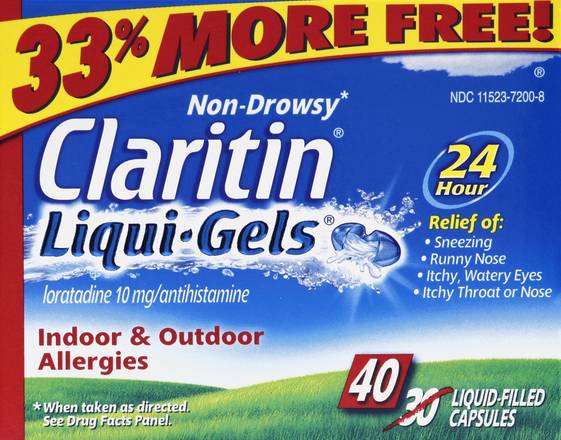 Msd Consumer Care Claritin Indoor & Outdoor Allergies (40 ct)