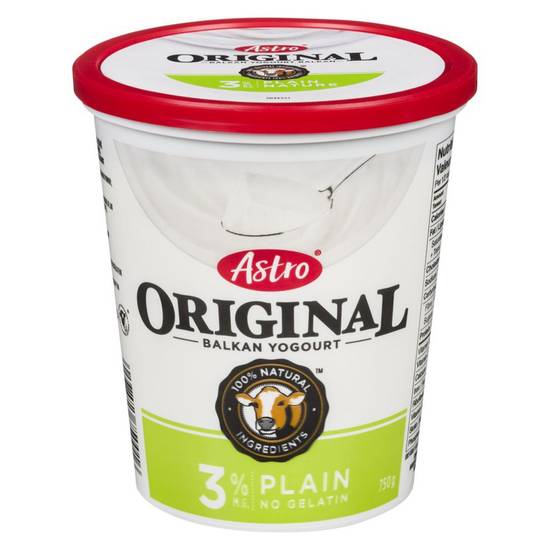 Astro Original Balkan Style Plain Yogurt 3% (750 g)