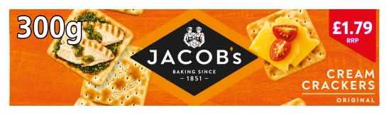 Jacob's Original Cream Crackers (300g)
