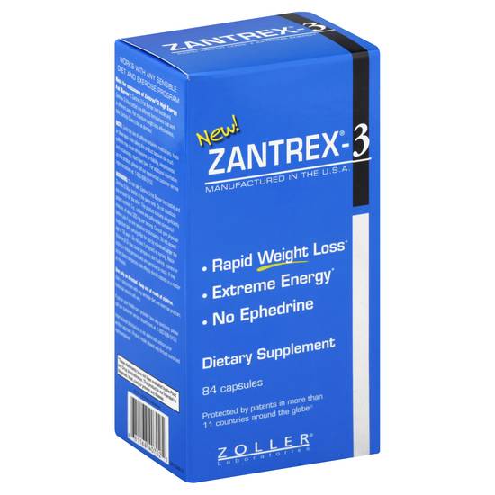 Zantrex-3 Dietary Supplement Capsules (84 ct)