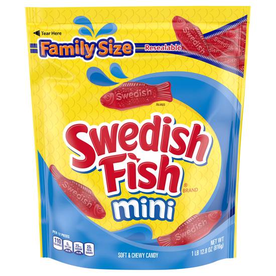 Swedish Fish Family Size Mini Soft & Chewy Candy
