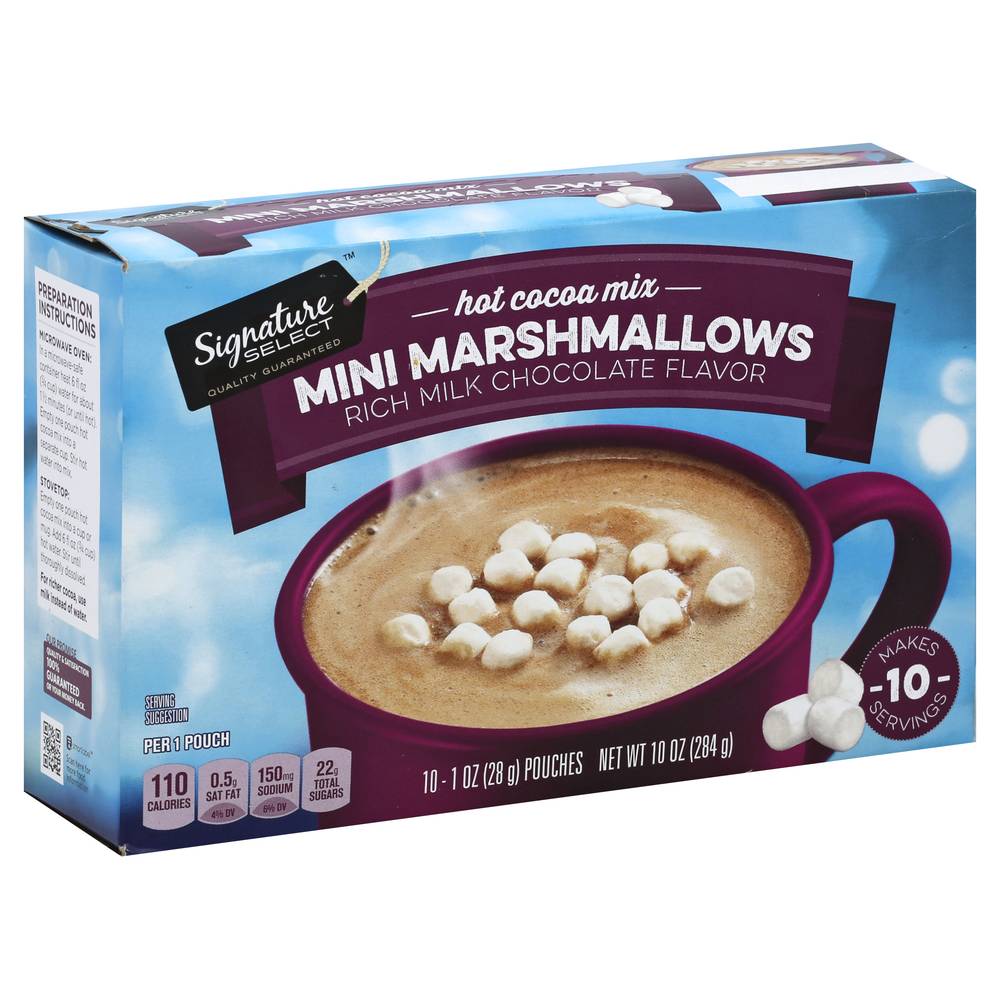 Signature Select Mini Marshmallows Hot Cocoa Mix (10 x 1 oz)