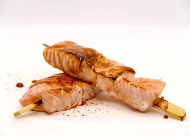 Brochette de saumon
