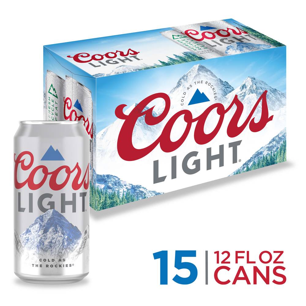 Coors Light Lager Beer (12 fl oz)