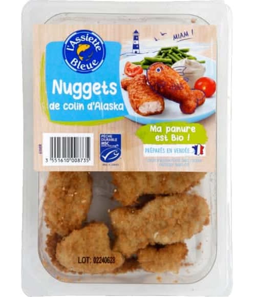 L’Assiette Bleue - Nuggets de colin d'alaska (180g)