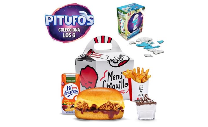 Menú Chiquillo Burger