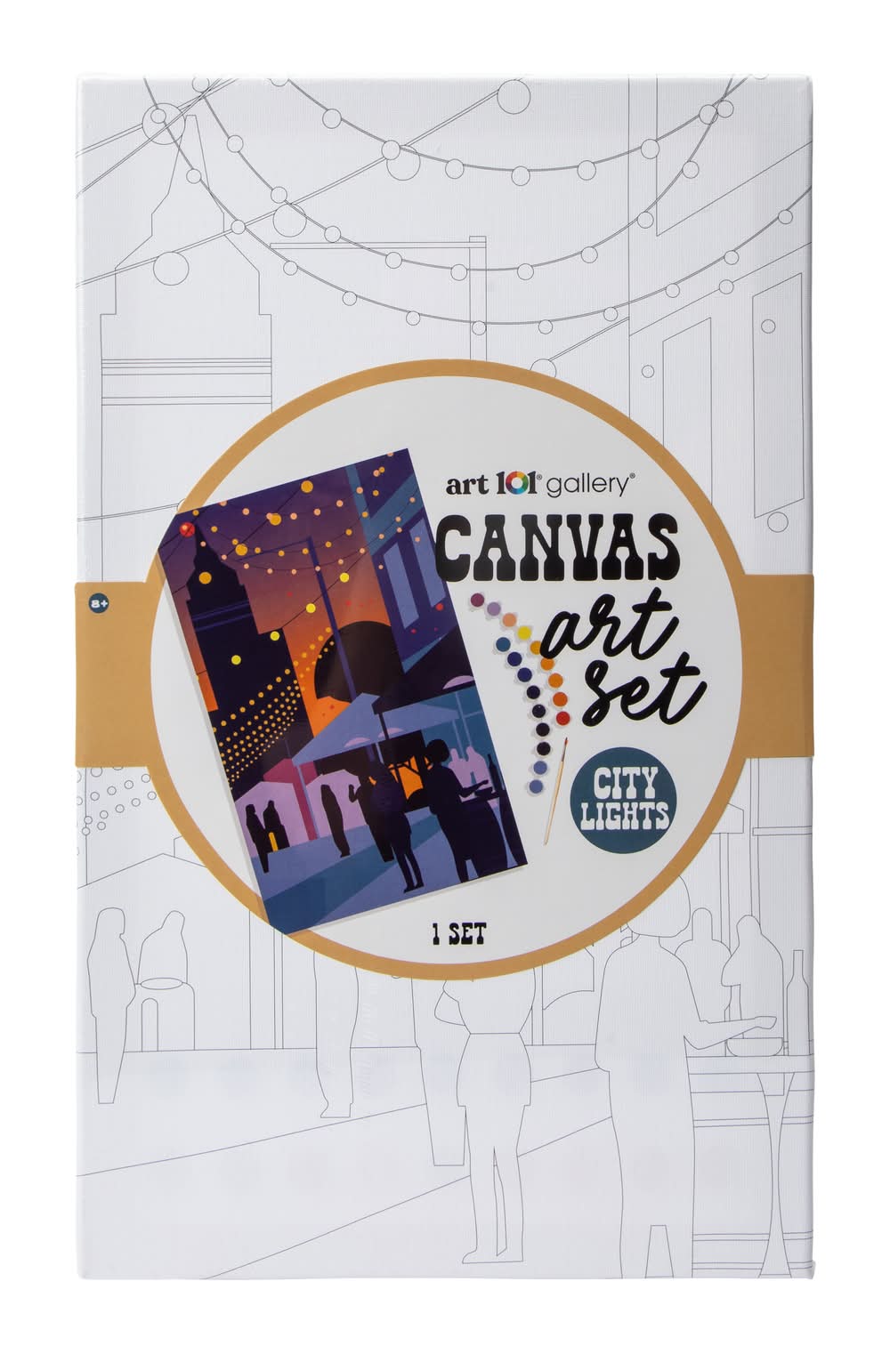 Art 101® Gallery® Canvas Art Set 18in x 11in City Lights