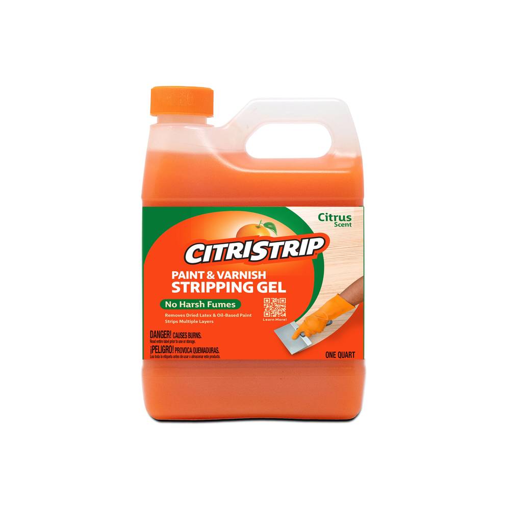 CitriStrip 32-fl oz Regular Multi-surface Paint Stripper Gel - Removes Latex Paint, Oil-based Paint, Varnish, Lacquer, Polyurethane, Shellac | QCSG801