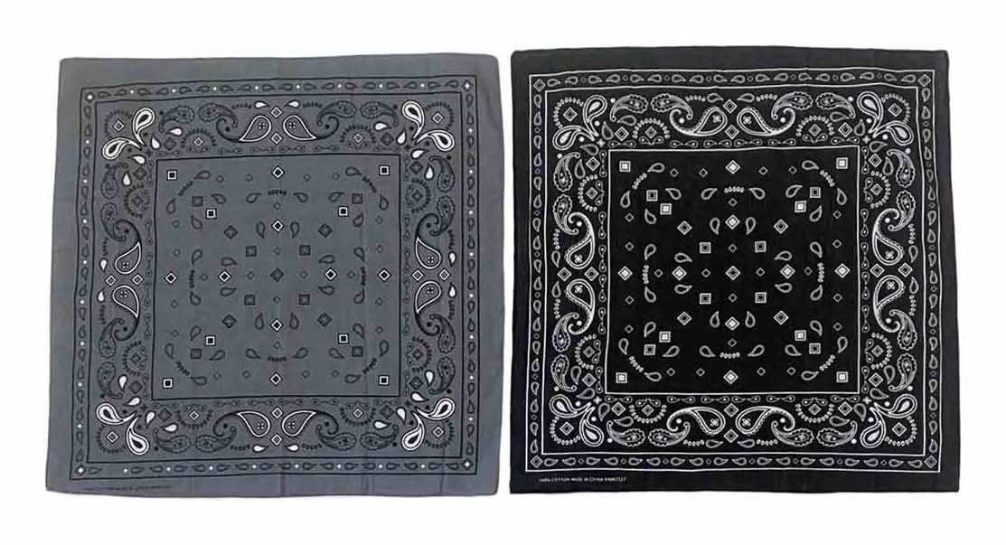 Mission Ridge Bandana With Basic Paisley Print 2 Ct - Assorted