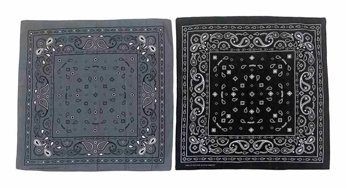Mission Ridge Bandana With Basic Paisley Print 2 Ct - Assorted