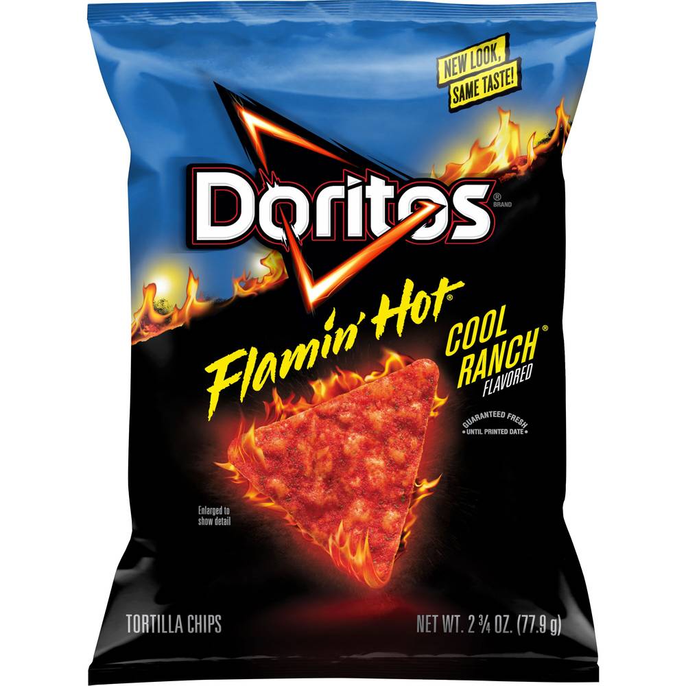 Doritos Flamin Hot Tortilla Chips (cool ranch)