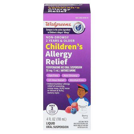 Walgreens Wal-Fex Children's Allergy Relief Berry