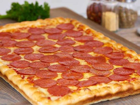 1/2 Party 13" x 18" Original Pan Plain Cheese Pizza