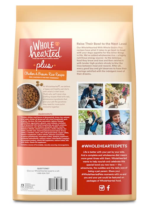 WholeHearted Plus Chicken Brown Rice Recipe With Whole Grains