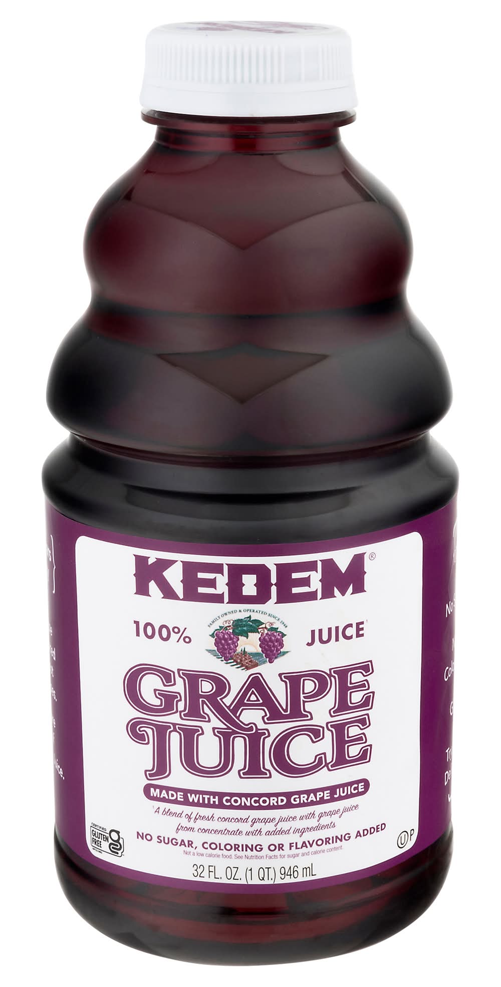 Kedem 100% Pure Grape Juice (32 fl oz)