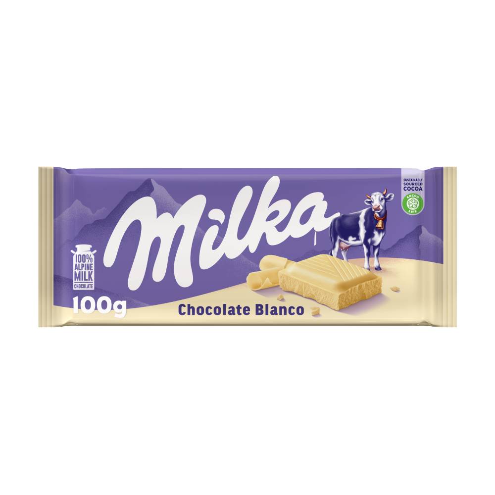 Chocolate Milka Blanco 100Gr