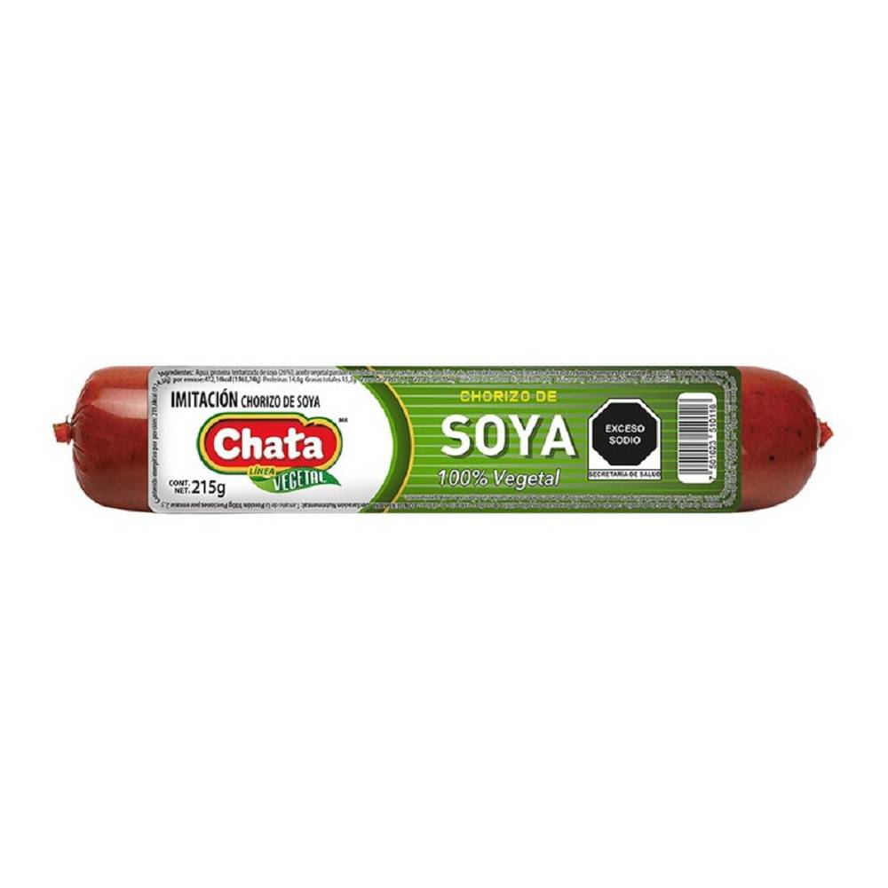 Chata chorizo de soya (al vacío 215 g)