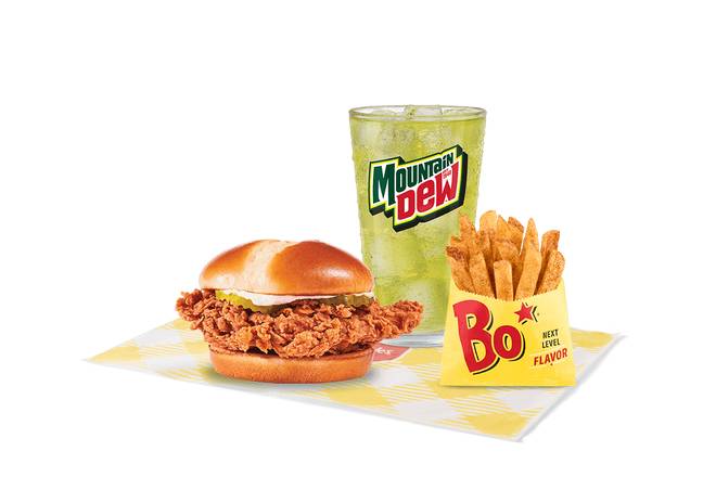 Bo's Chicken Sandwich® & Mountain Dew Combo