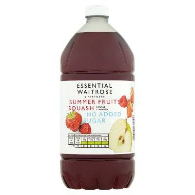 Waitrose Double Strength Summer Fruits Squash (1.5 L)