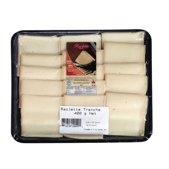 Fritz kaiser fromage à raclette tranché (400 g) - sliced raclette cheese  (400 g), Delivery Near You