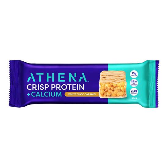 Athena Crisp Protein + Calcium White Choc Caramel 55g