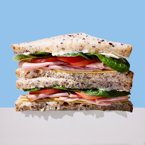 Ham, Cheese & Salad Sandwich