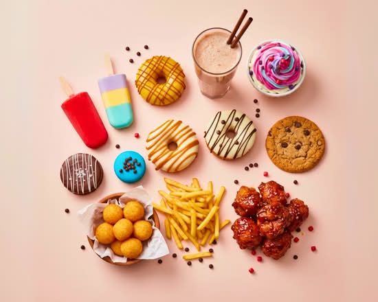 Sandy crunch and cream